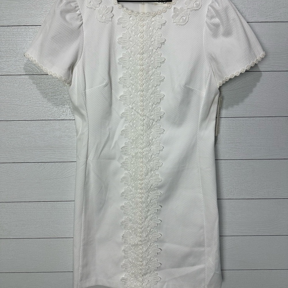 NWT Eliza J White Dress Size 10 - Picture 4 of 13